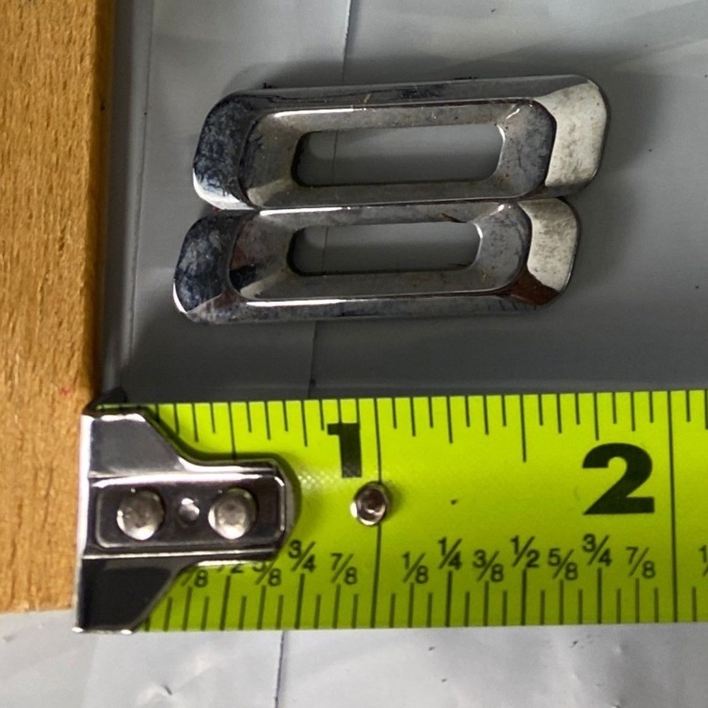 Vintage Silver Chrome Metal Number 8 Emblem Badge Trimโ 1" OEM Car Truck Hot Rod